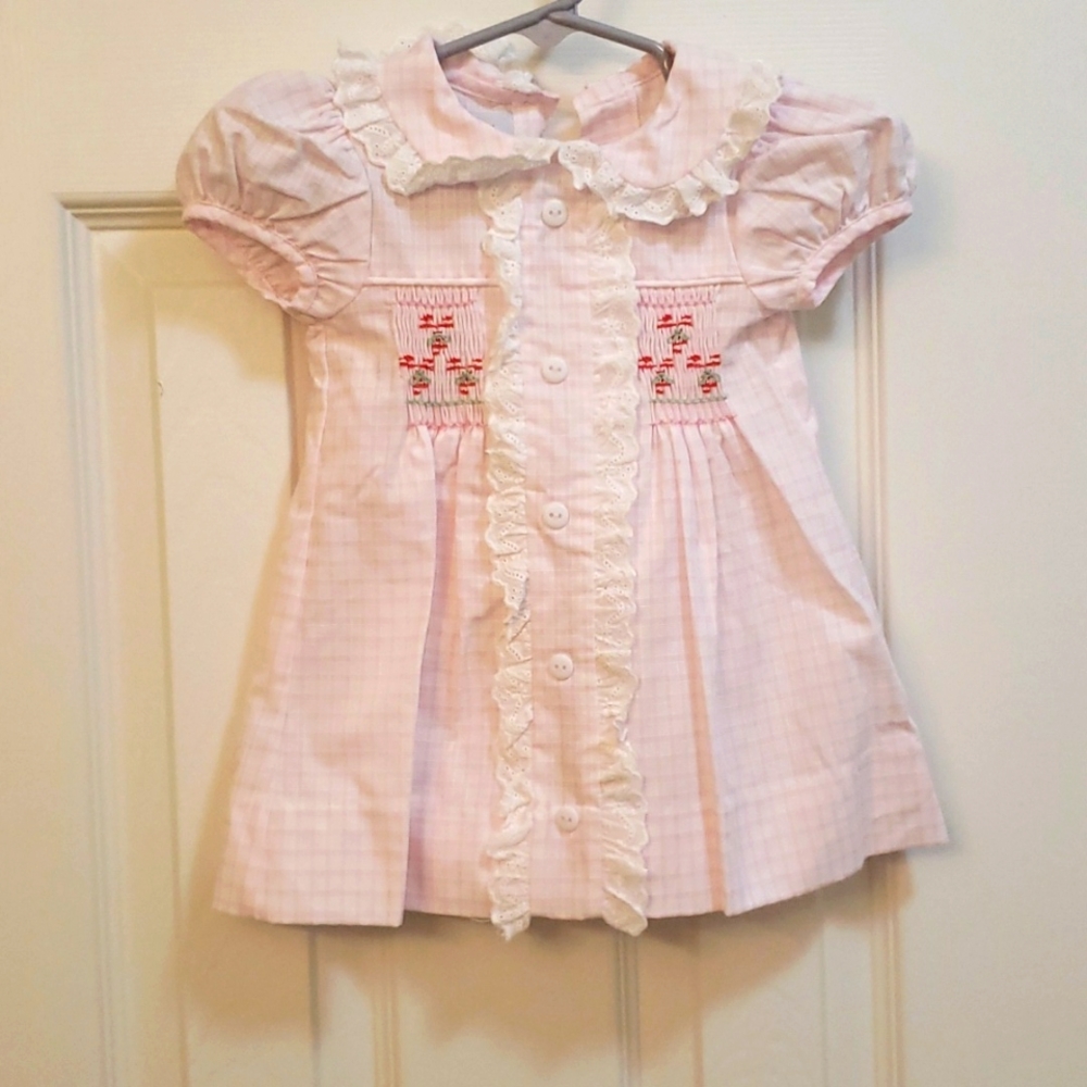 James & Lottie 9m Candy Cane Dress